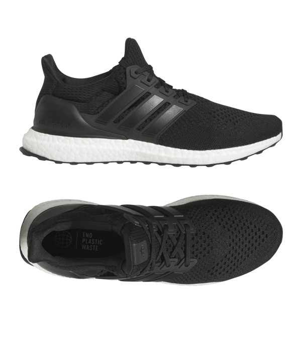 adidas Ultraboost 1.0 Schwarz Grün Laufschuh - schwarz
