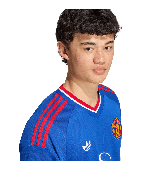 adidas Manchester United Maillot Away 2026/2027 Bleu - bleu
