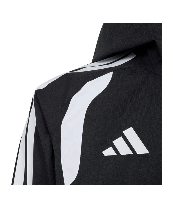 adidas Tiro 26 Regenjacke Kids Schwarz - schwarz