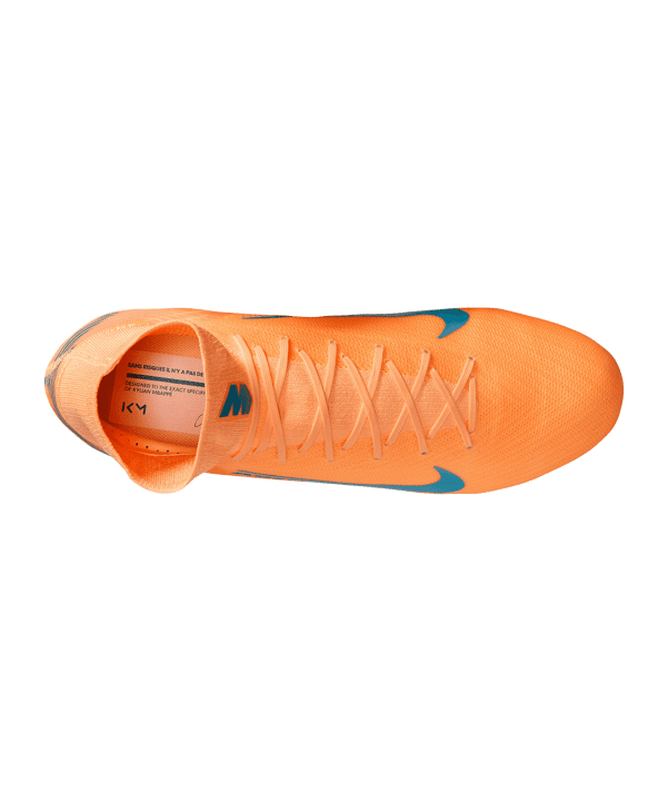 Nike Air Zoom Mercurial Superfly X Pro FG Kylian Mbappe Signature Orange F801 - orange