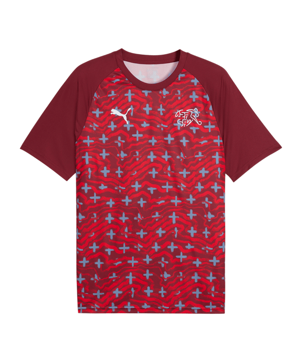 PUMA SFV Schweiz Prematch T-Shirt WM 2026 Rot F06 - rot
