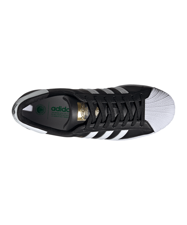 adidas Originals Superstar Vegan Schwarz Weiss - schwarz