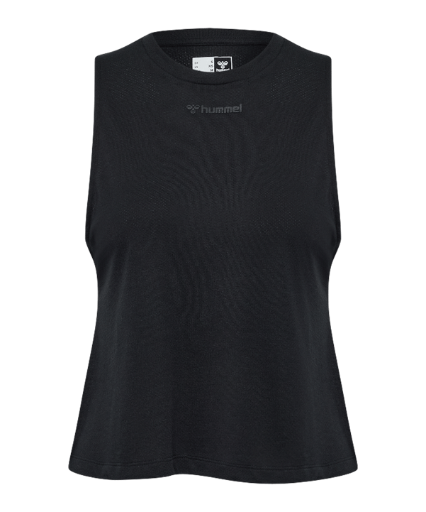 Hummel Mt Vanja Short Muscle Tanktop Damen Schwarz F2001 - schwarz