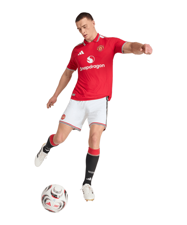 adidas Manchester United Authentic Trikot Home 2026/2027 Rot - rot
