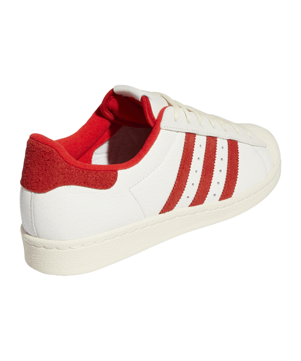adidas Originals Superstar 82 Weiss Rot - weiss