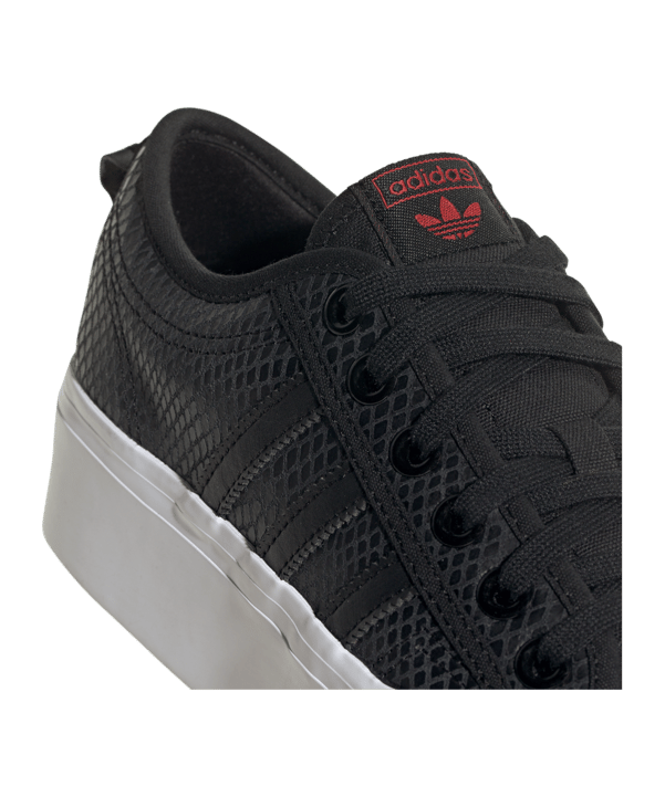 adidas Originals Nizza Platform Damen Schwarz - schwarz