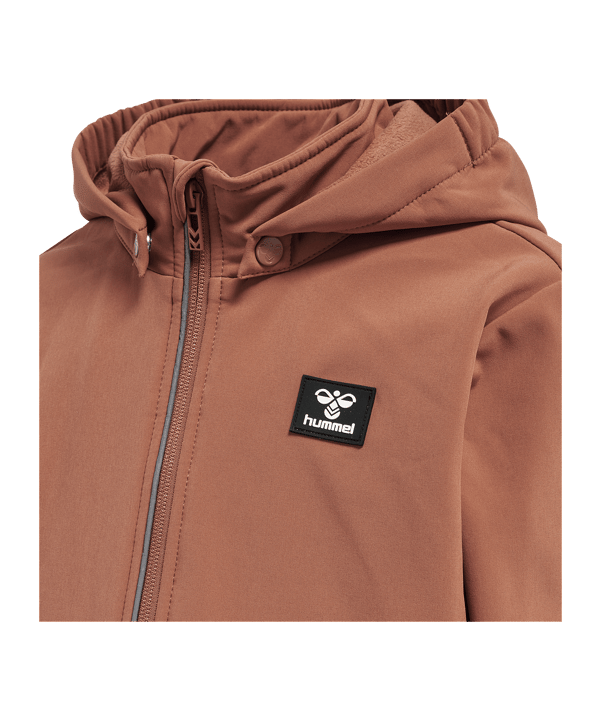 Hummel hmlMARS Softshelljacke Kids Braun F6113 - braun