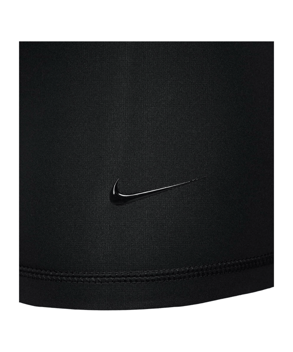 Nike Pro Dri-FIT Mid-Rise Short Damen Schwarz F010 - schwarz