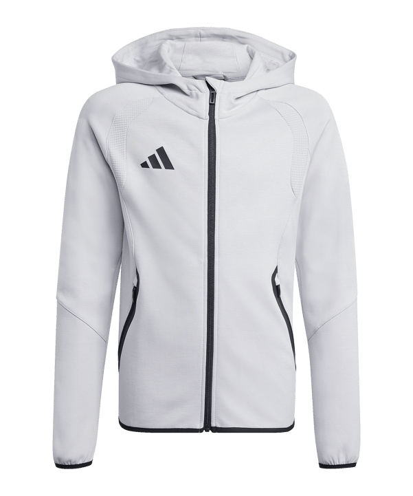 adidas Tiro Travel Hoody Kids Grau - grau