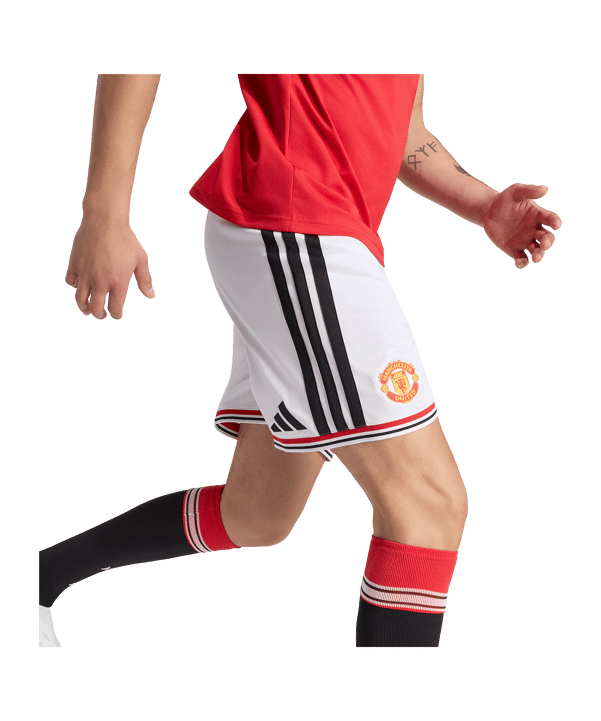adidas Manchester United Short Home 2026/2027 Weiß - weiss