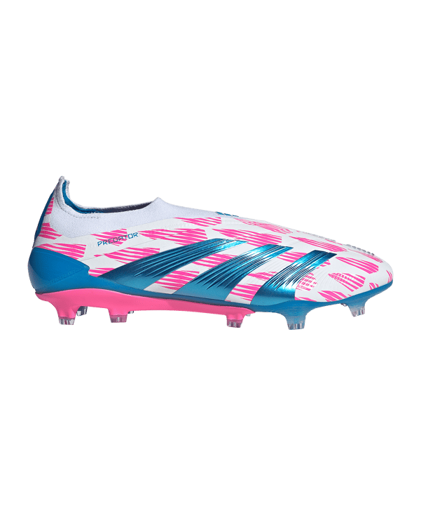 adidas Predator Elite LL FG Reemergence Weiss Blau - weiss