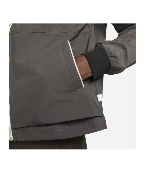 Nike Essentials Unlined Bomber Jacke Grau F254 - grau