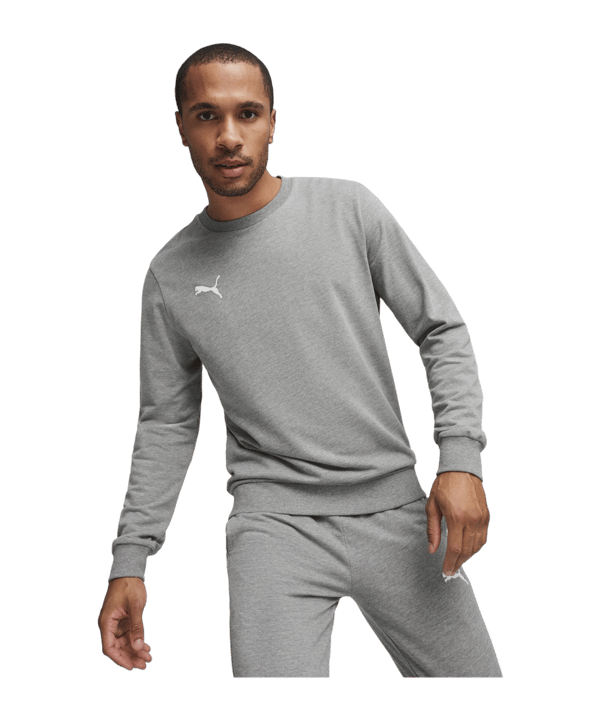 PUMA teamGOAL Casuals Sweatshirt Grau F33 - grau