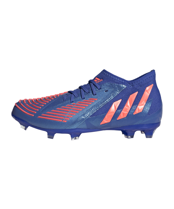 adidas Predator EDGE.1 FG Sapphire Edge J Kids Blau Rot - blau