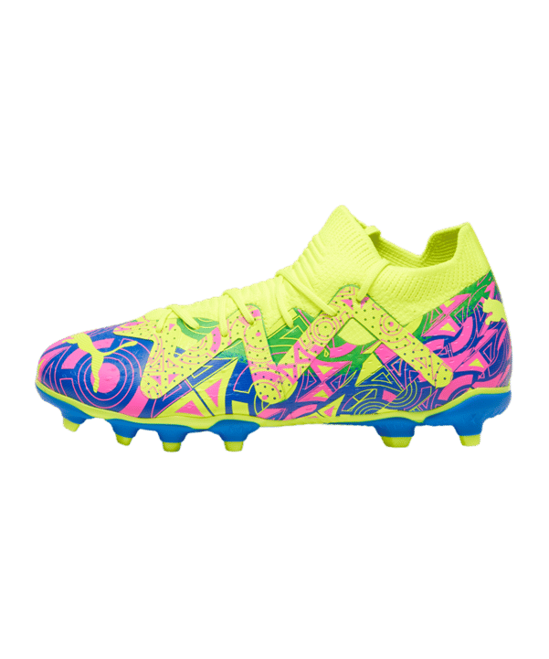PUMA FUTURE Match FG/AG Energy Jr Kids Blau Gelb Pink F01 - blau