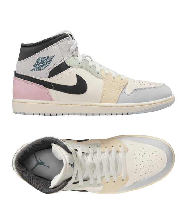 Jordan Air Jordan 1 Mid SE Sail Pastels Weiß F100 - weiss