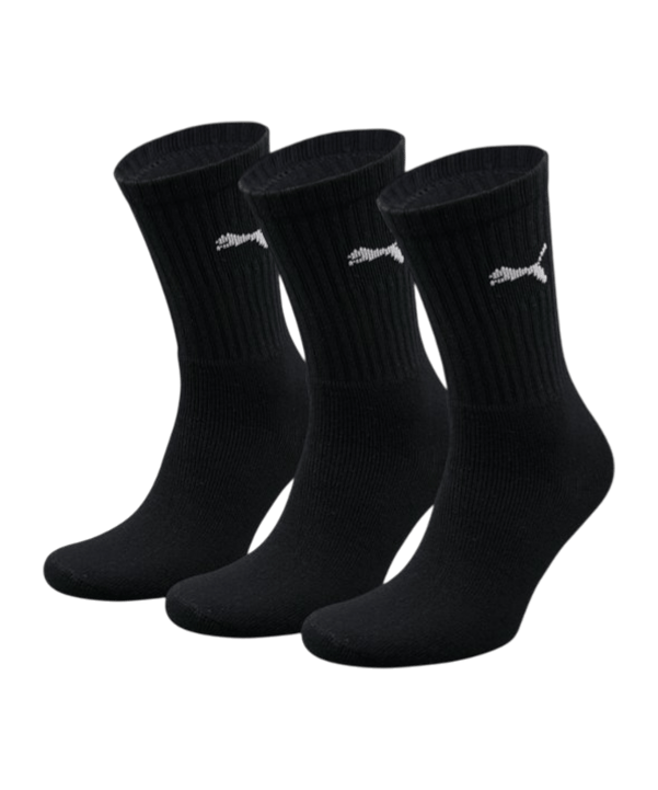 PUMA Sport 3er Pack Socken Schwarz F7312 - schwarz