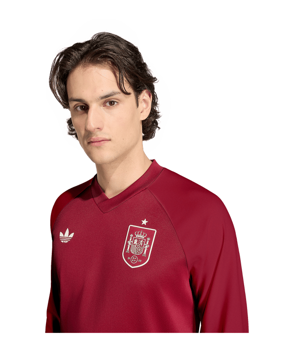 adidas FEF Spanje Prematch Sweatshirt WK 2026 Rood - rood