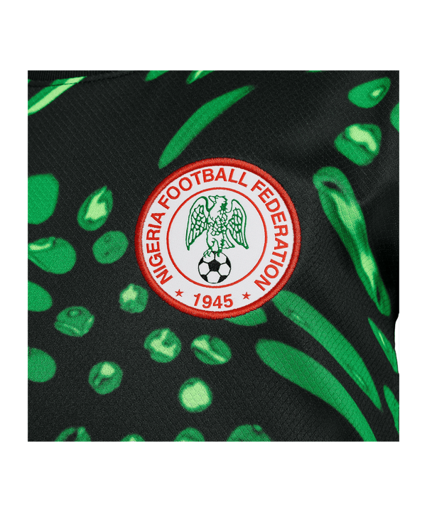 Nike Nigeria Trikot Away 2024 Kids Schwarz F010 - grau