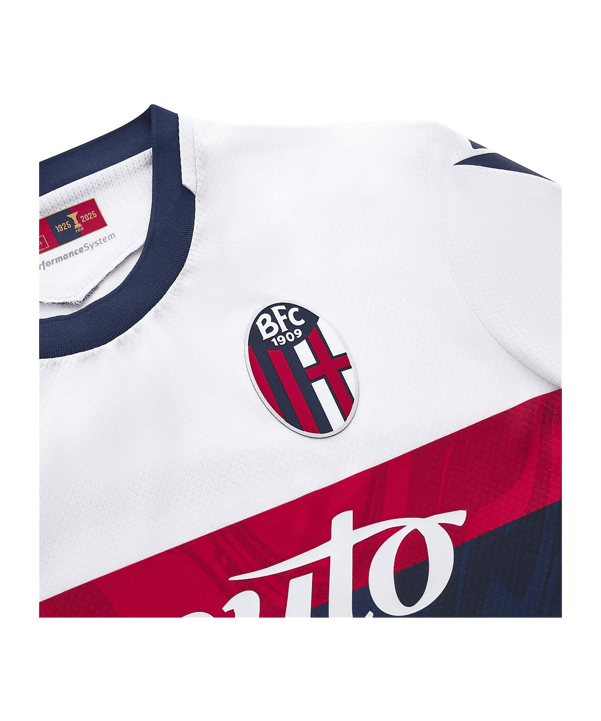 Macron FC Bologna Trikot Away 2024/2025 Weiss - weiss