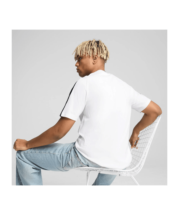 PUMA T7 T-Shirt Weiß F02 - weiss