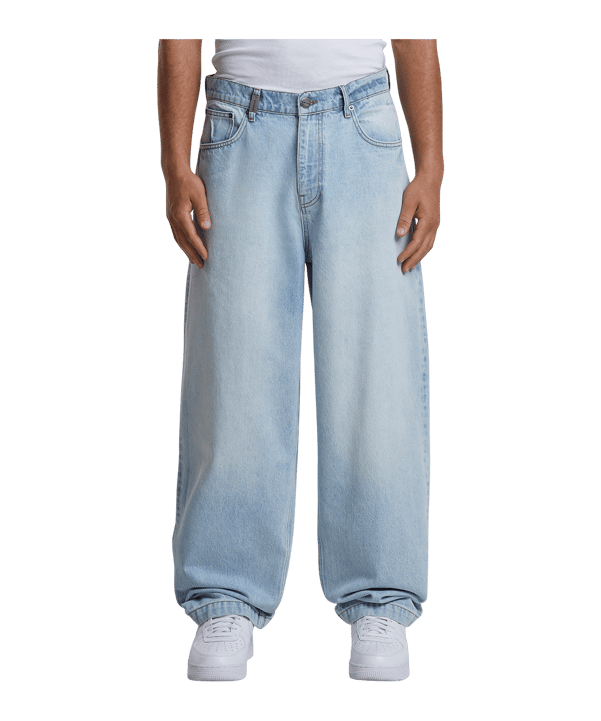 2Y Studios Eren Basic Wide Baggy Jeans Hose Blau - blau