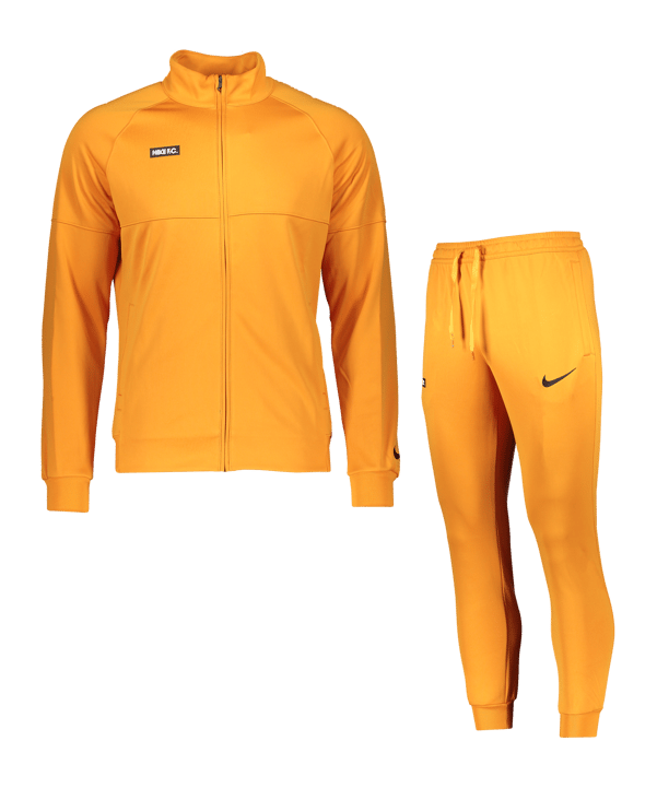 Nike F.C. Dri-FIT Trainingsanzug Gelb F738 - gelb
