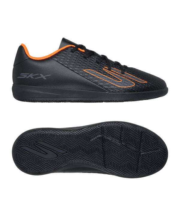 Skechers SKX 2 Low JR IN Obsidian Kids Schwarz FBKOR - schwarz