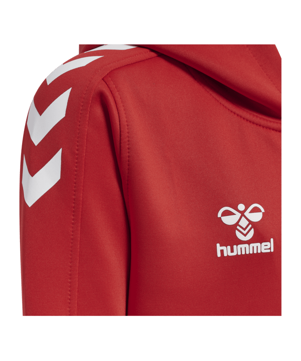 Hummel hmlCORE XK Kapuzenjacke Kids Rot F3062 - rot