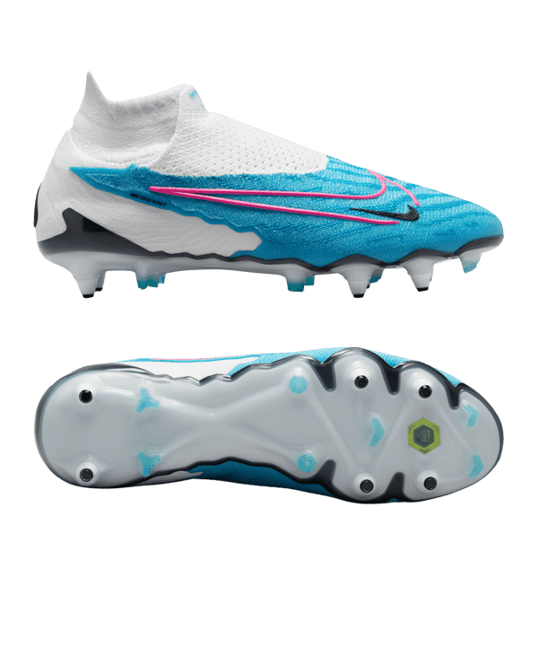 Nike Phantom GX Elite DF SG-Pro Blast Blau Weiss Pink F446 - blau