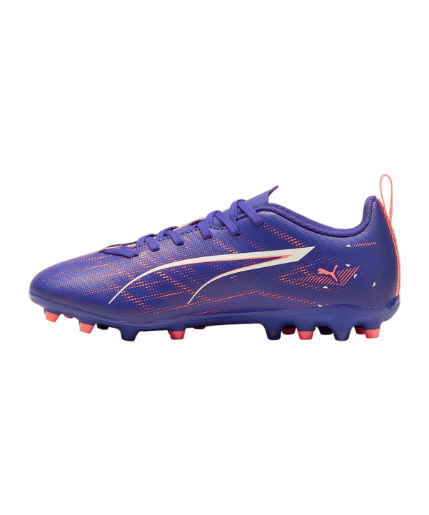 PUMA ULTRA 5 Play MG Formula Jr Kids Lila Weiss F01 - rosa