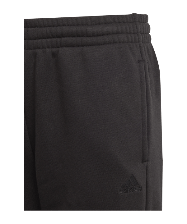 adidas Fleece Trainingsanzug Schwarz - schwarz