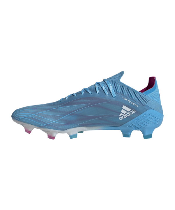 adidas X SPEEDFLOW.1 FG Sapphire Edge Blau Pink Weiss - blau