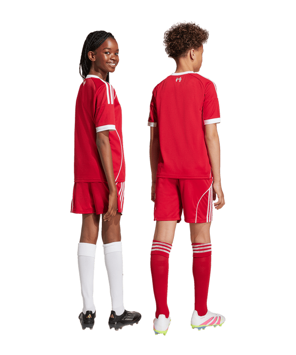 adidas FC Liverpool Short Home 2025/2026 Kids Rot - rot