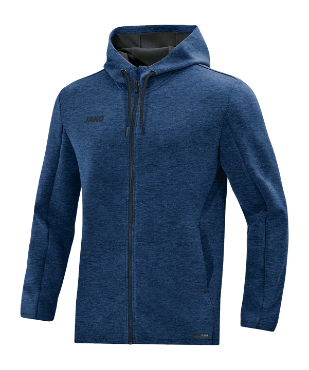 JAKO Premium Basic Veste à capuche Bleu C049 - bleu