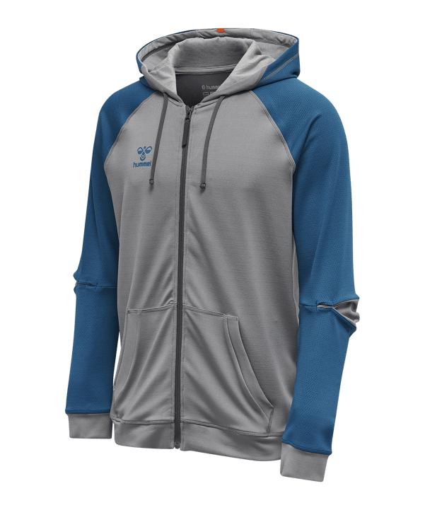 Hummel Inventus Kapuzenjacke Blau F8375 - blau