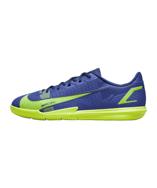 Nike Jr Mercurial Vapor XIV Recharge Academy IC Kids Blau Gelb F474 - lila