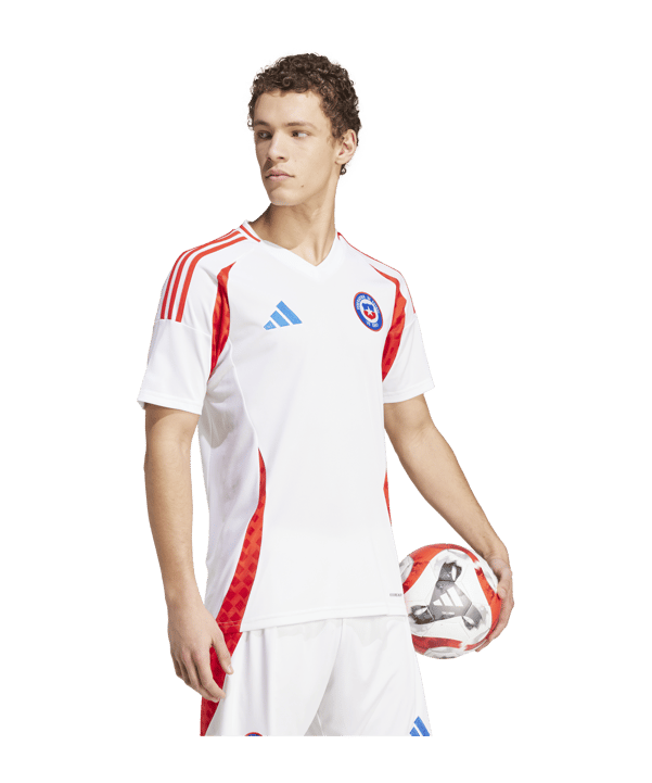 adidas Chile Trikot Away Copa America 2024 Weiss - weiss