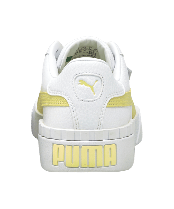 PUMA Cali Damen Weiss Gelb F32 - weiss