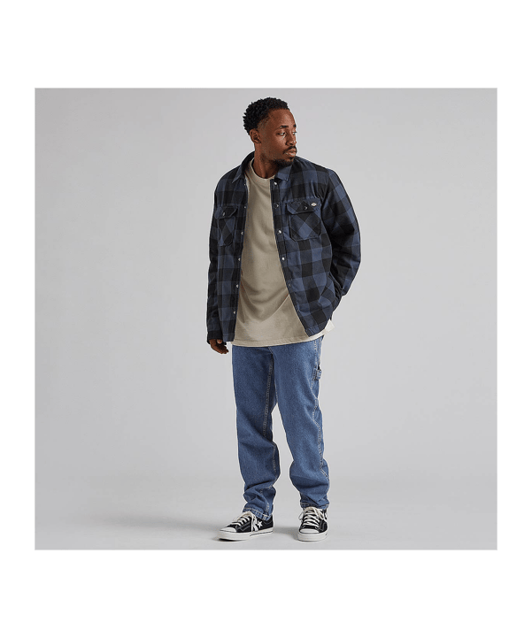 Dickie Lined Sacremento Hemd Blau - blau