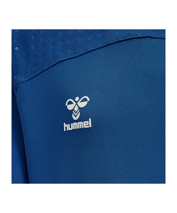 Hummel hmlLEAD Hoody Kids Blau F7045 - blau