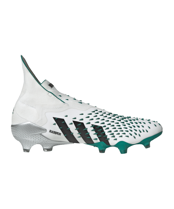 adidas Predator Freak+ FG EQT Weiss Schwarz Grün - weiss