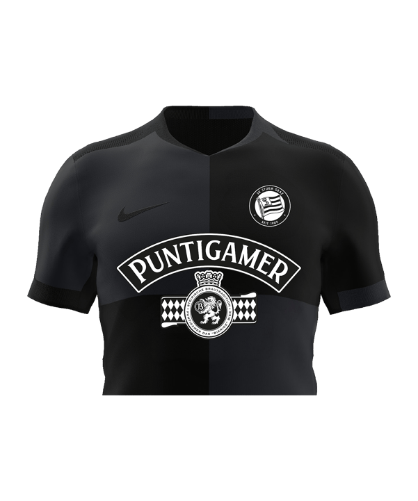 Nike SK Sturm Graz Grund Maillot Home 2026/2027 Femmes Noir C010 - noir