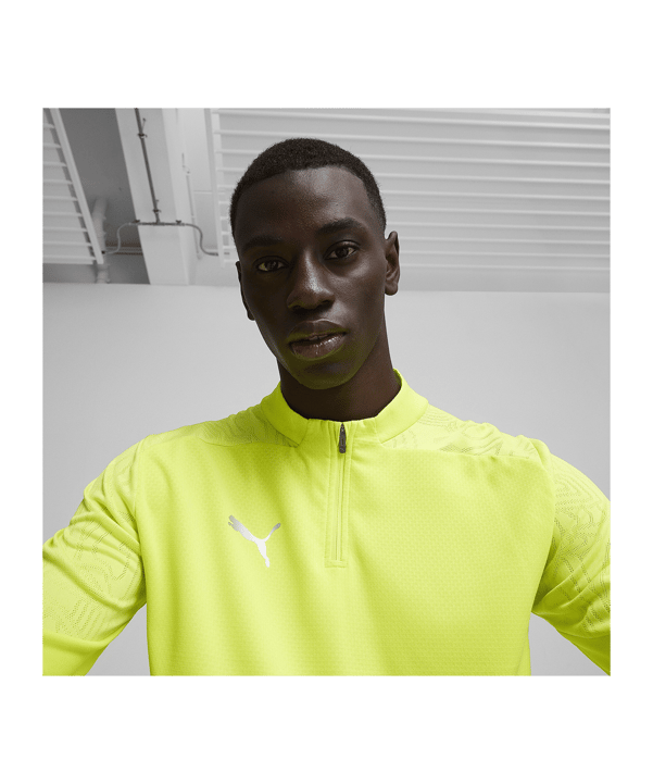 PUMA teamFINAL Training 1/4 Zip Sweatshirt F30 - tuerkis