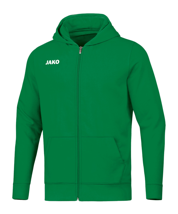 JAKO Base Kapuzenjacke Kids Grün F06 - gruen