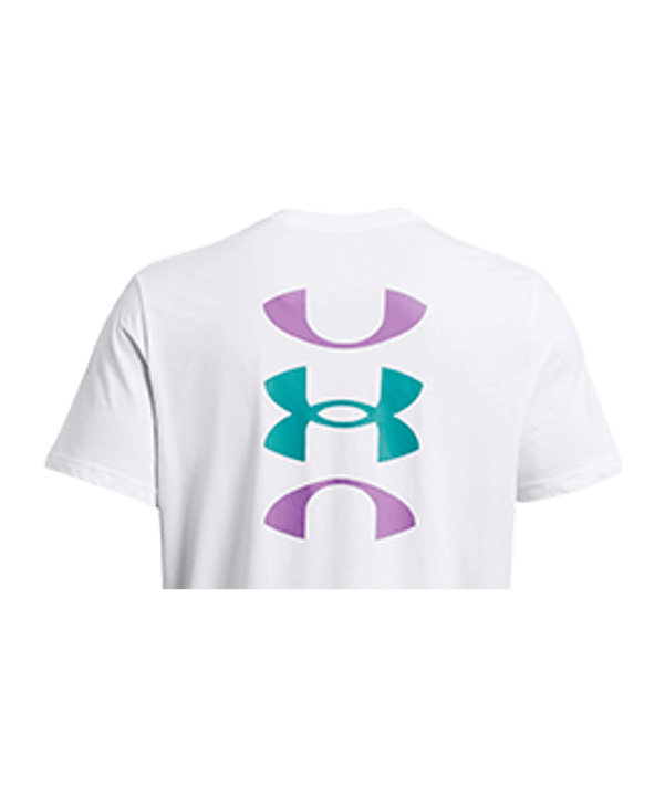 Under Armour Bball Logo Court T-Shirt Weiß F100 - weiss