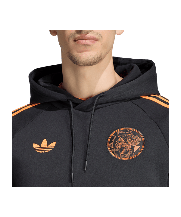 adidas Ajax Amsterdam Originals Hoody Nero - nero