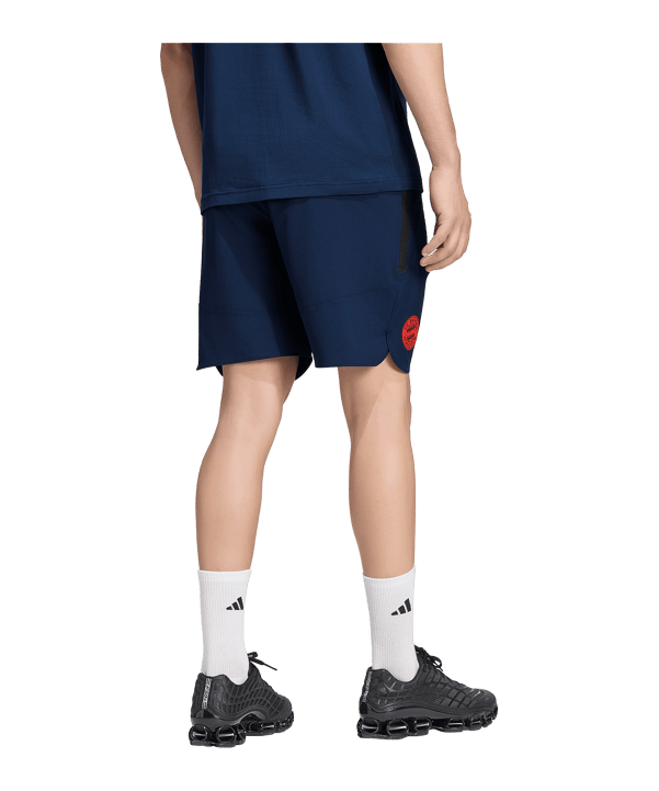 adidas FC Bayern München Tiro Travel Pantaloncini Blu - blu