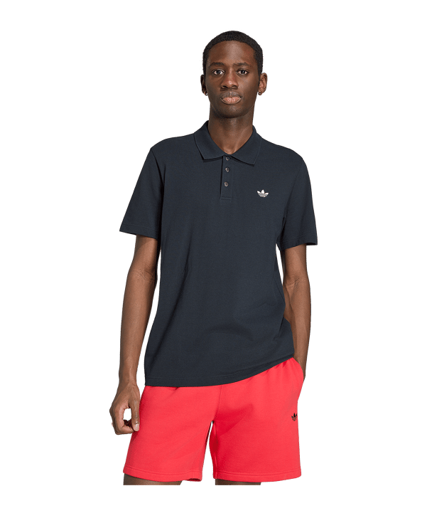 adidas Originals Trefoil Essentials Polo Nero - nero