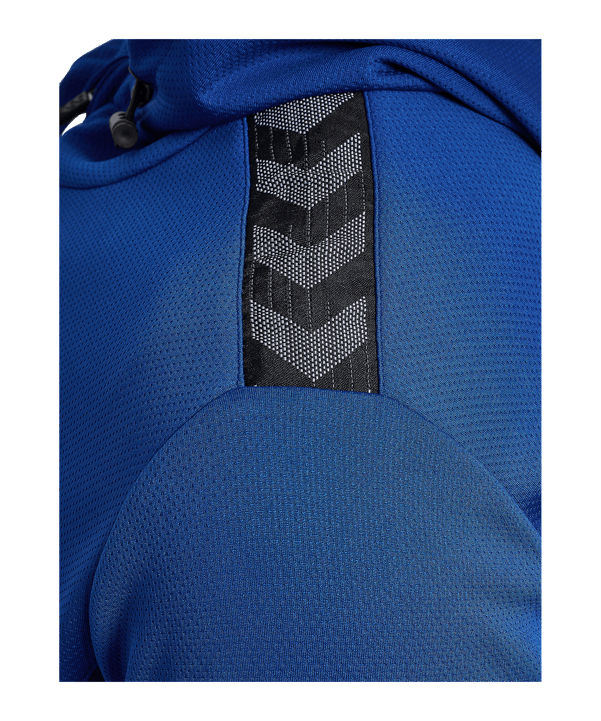 Hummel hmlAUTHENTIC PL Kapuzenjacke Blau F7045 - blau